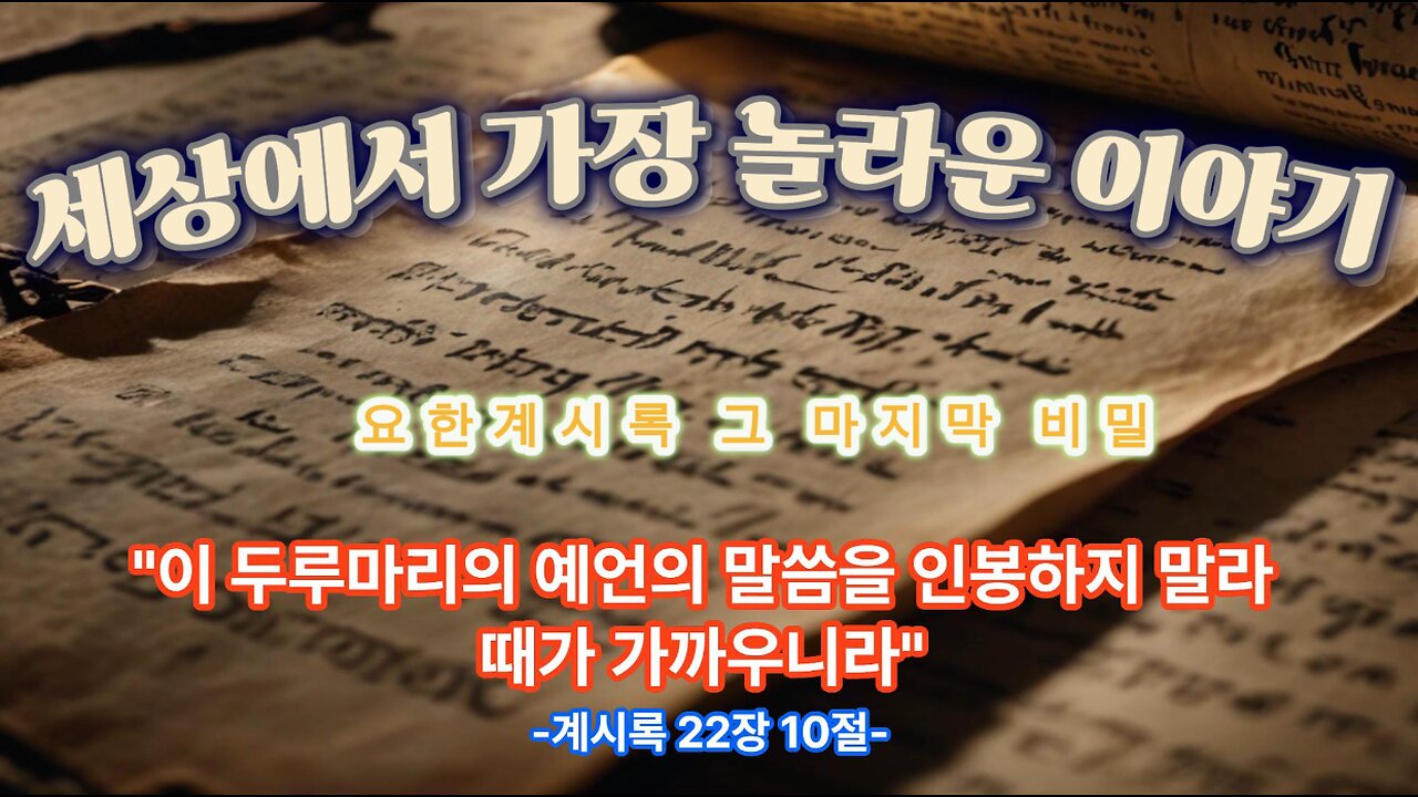 (1) 세상에서 가장 놀라운 이야기