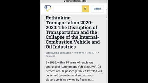 You won’t have a vehicle by 2030….