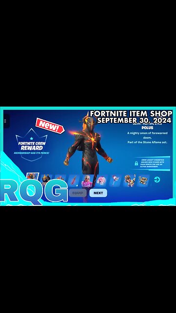 “NEW” POLUS OCTOBER CREW PACK+UPDATE TOMORROW! FORTNITE ITEM SHOP (September 30, 2024)
