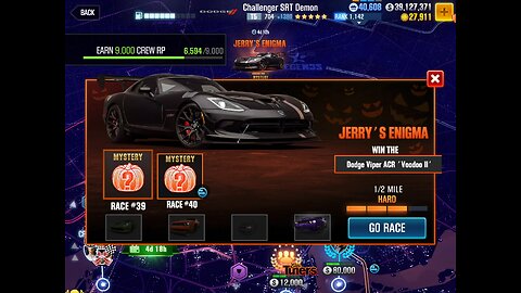 Csr2 Jerry’s Enigma Prize Car Dodge Viper ACR ‘Voodoo ll’