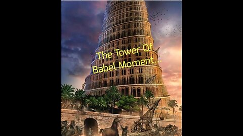 The Tower Of Babel Moment...