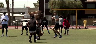 Raiders & Nike share skills with HS players