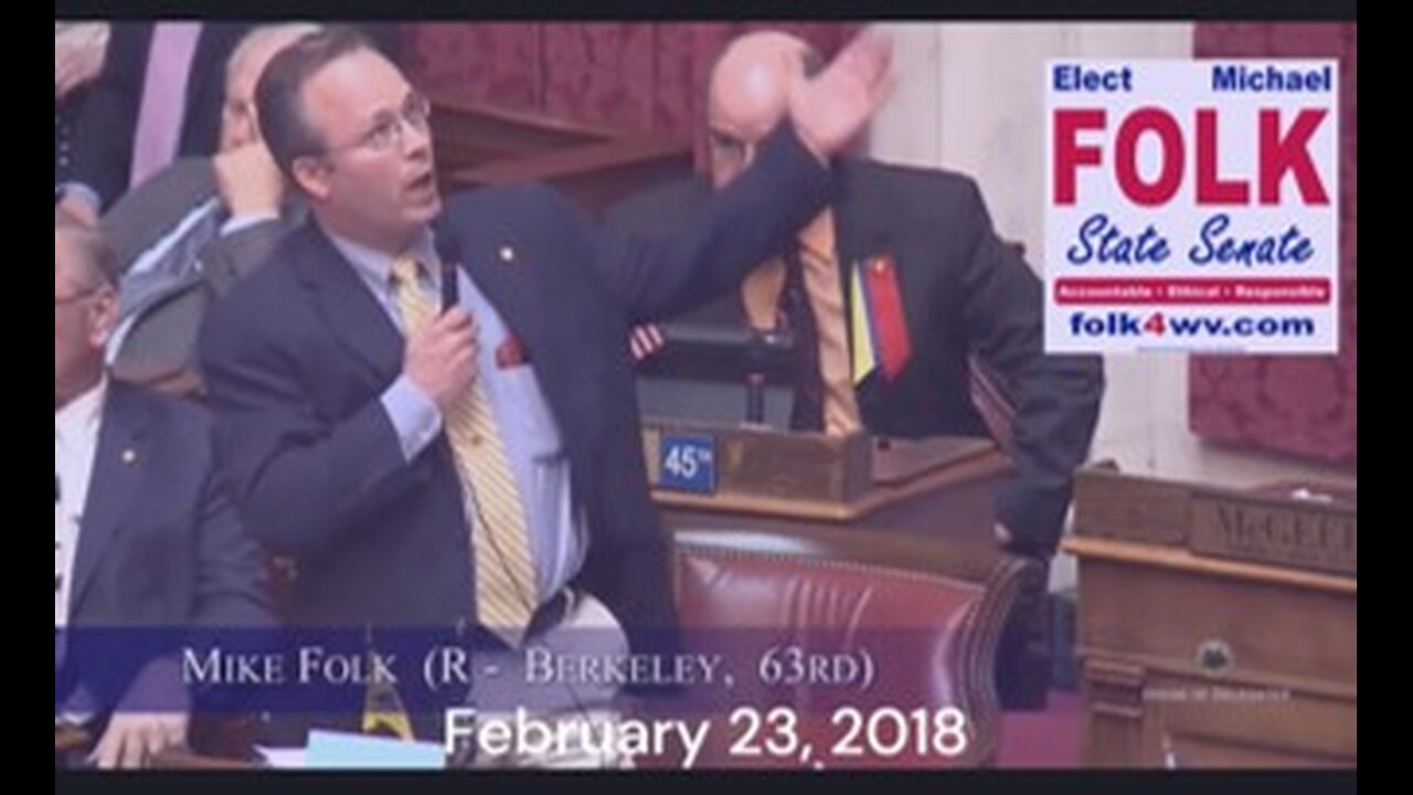 Mike Folk Discusses Certificate of Need on the House Floor in 2018.