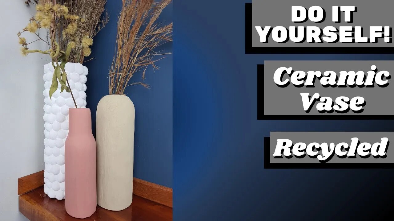 DIY - How to Make Recycled Ceramic Vase