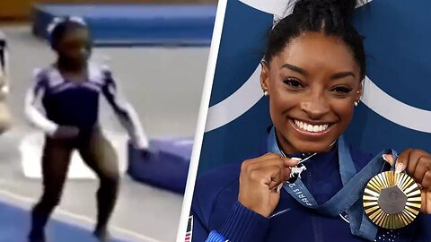 Video of Simone Biles competing as a child goes viral with fans seeing