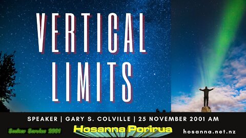 Vertical Limits (Gary Colville) | Hosanna Porirua