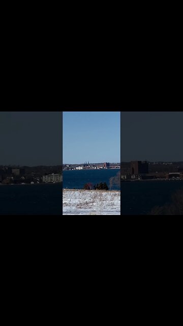 Downtown Charlottetown PEI Seen from Far Away