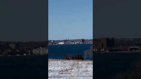 Downtown Charlottetown PEI Seen from Far Away