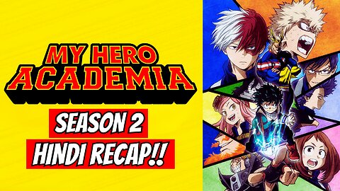 Pushing Limits: My Hero Academia Season 2 Recap in Hindi