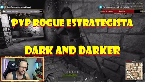 Gameplay Dark and Darker Alpha Player Test - PVP - Rogue Estrategista