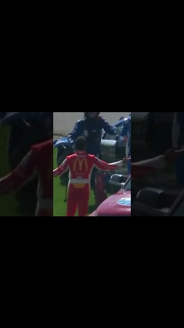 NASCAR FIGHT: Bubba Wallace Shoves Kyle Larson