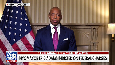 New York City Mayor Eric Adams Speaks Out After He's Indicted On Federal Charges