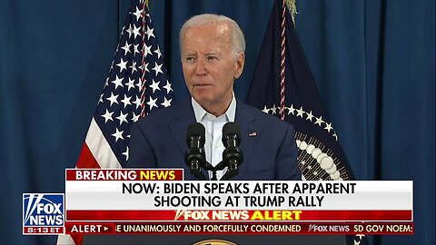 President Biden Responds To Apparent Trump Shooting: 'No Place In America' For This Violence
