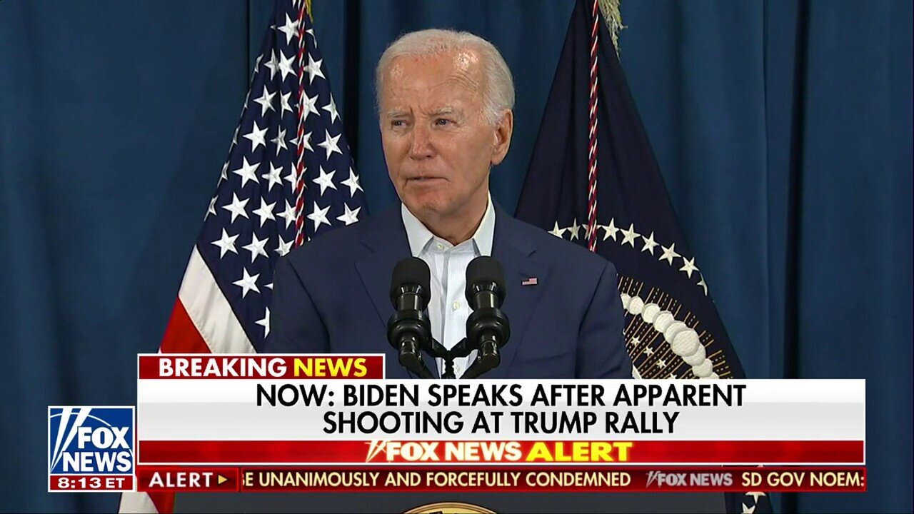 President Biden Responds To Apparent Trump Shooting: 'No Place In America' For This Violence