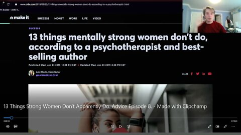 13 Things Strong Women Don't Apparently Do? Advice: Episode 8