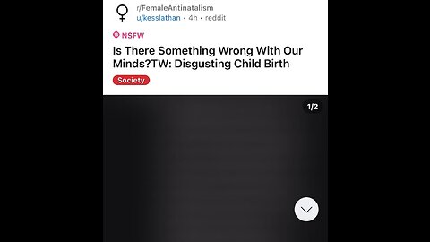 r/FemaleAntinatalism | Is There Something Wrong With Our Minds?TW: Disgusting Child Birth