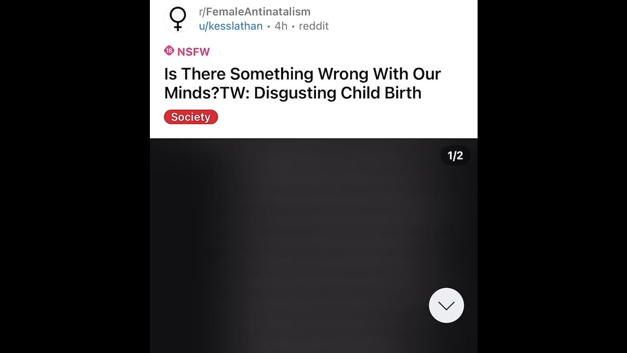 r/FemaleAntinatalism | Is There Something Wrong With Our Minds?TW: Disgusting Child Birth
