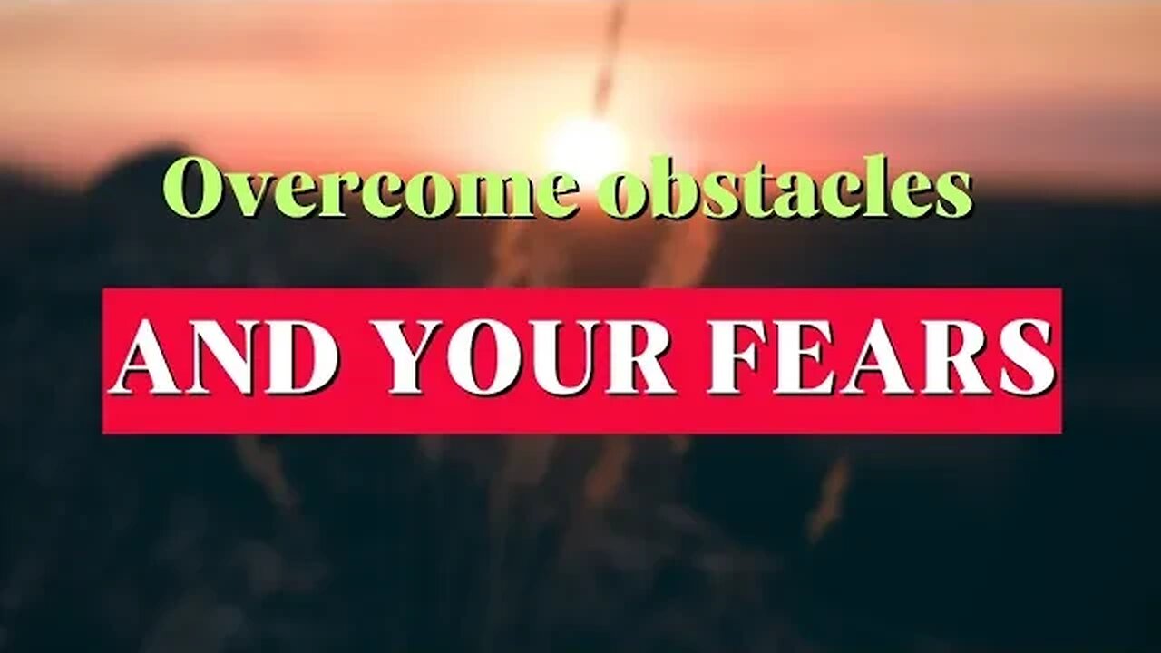 Overcoming obstacles and your fears - personal connections