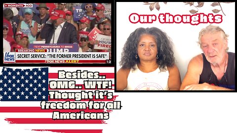 #OMG!, What's going on #Americans| Reacting to Former President Trump assassination attempt😲