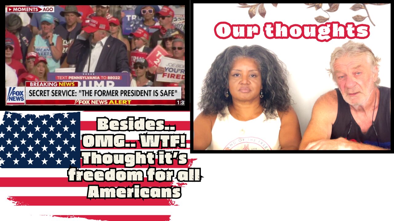 #OMG!, What's going on #Americans| Reacting to Former President Trump assassination attempt😲