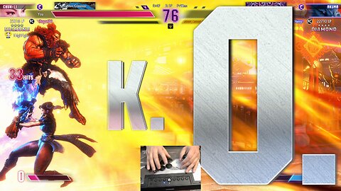 Kuya Kalbo Rank Match SF6 Grinding to the top. Chun Li 4 star Diamond Rank [Hori Fight Stick]