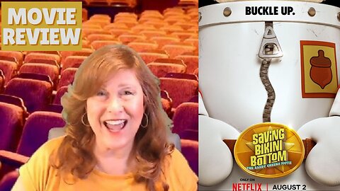 Saving Bikini Bottom The Sandy Cheek Movie movie review by Movie Review Mom!