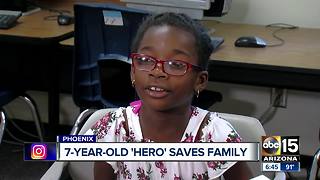 Valley girl saves family from house fire in north Phoenix