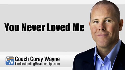 You Never Loved Me