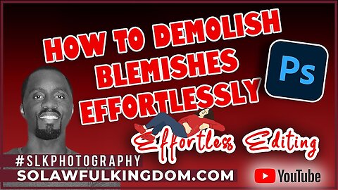 How to DEMOLISH BLEMISHES | Effortless Editing — Quick Editing Tip #1 #slkphotography