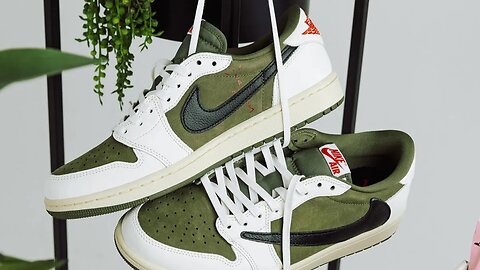 Unboxing the Travis Scott Air Jordan 1 Low OG SP Medium Olive - Nice Quality, Resell Price is Crazy!