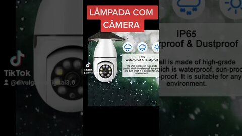 LÂMPADA COM CÂMERA
