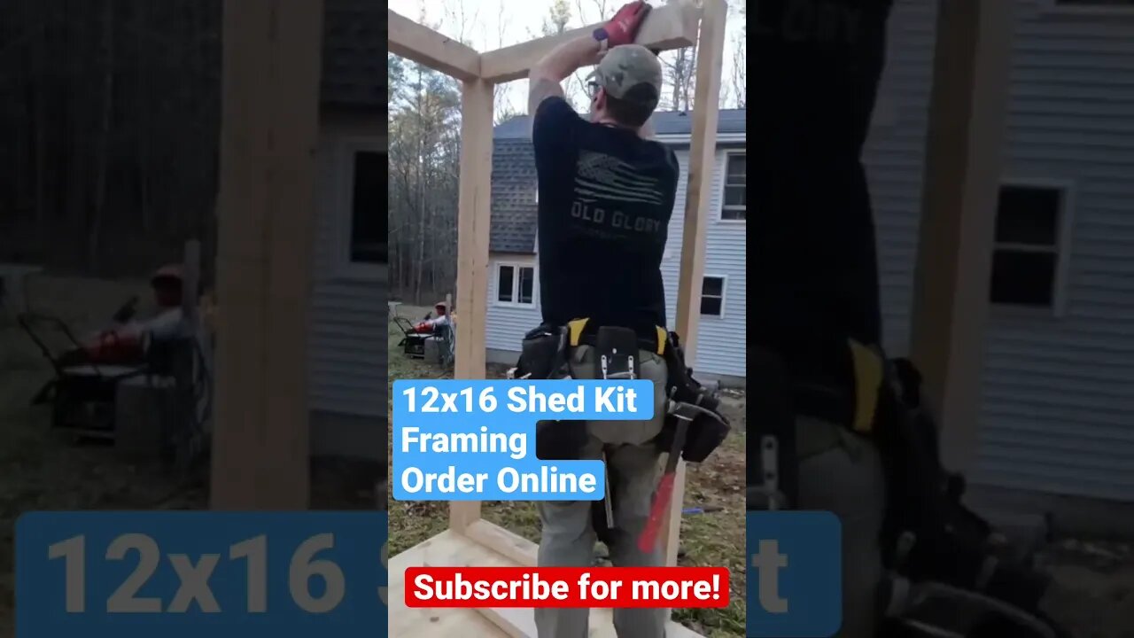 Ordering a 12'x16' Pre Cut Shed Kit on the Internet!