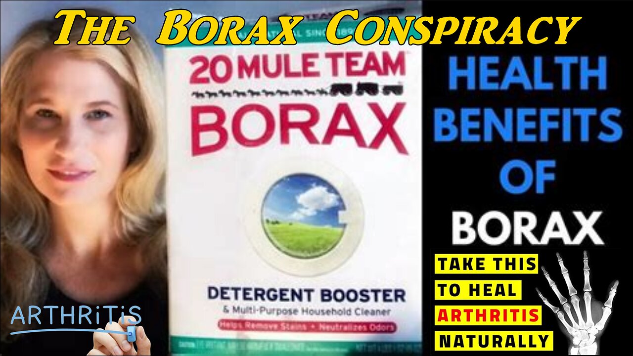 The Borax Conspiracy - Research the Amazing Health Benefits of Borax (Boron)