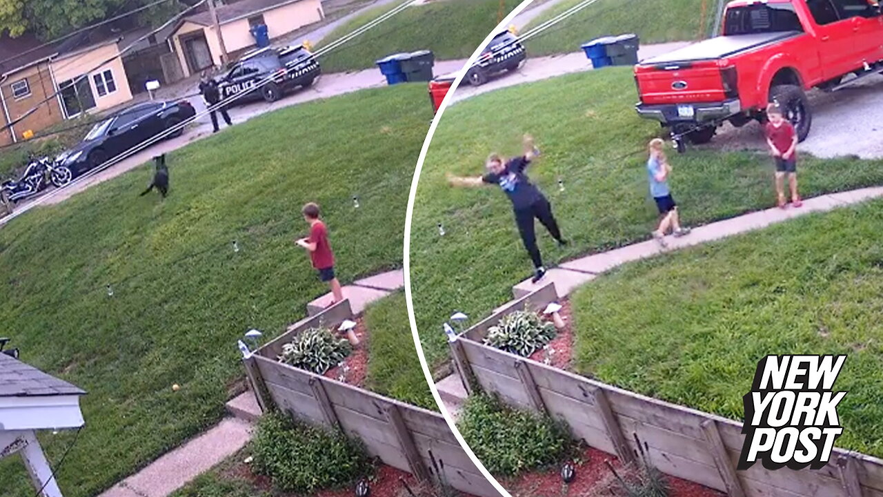 Horrified family watches as a cop shoots and kills their dog