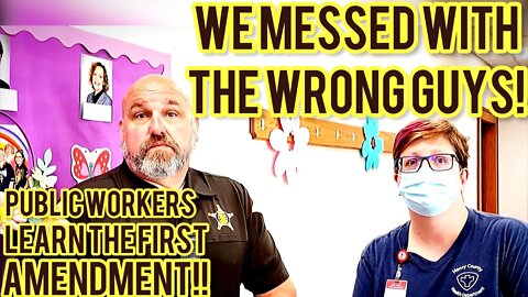 PUBLIC HEALTH WORKERS CALL POLICE ON US! DID YOU JUST GO INTO MY OFFICE?! 1ST AMENDMENT AUDIT FAIL!!