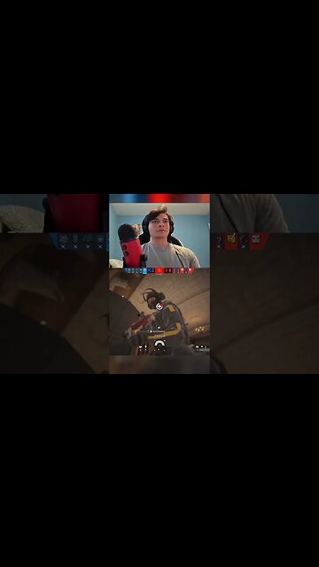 Toxic Bandit & Vigil Double Team Me‼️😭 | #shorts #rainbowsixsiege #gaming #reaction