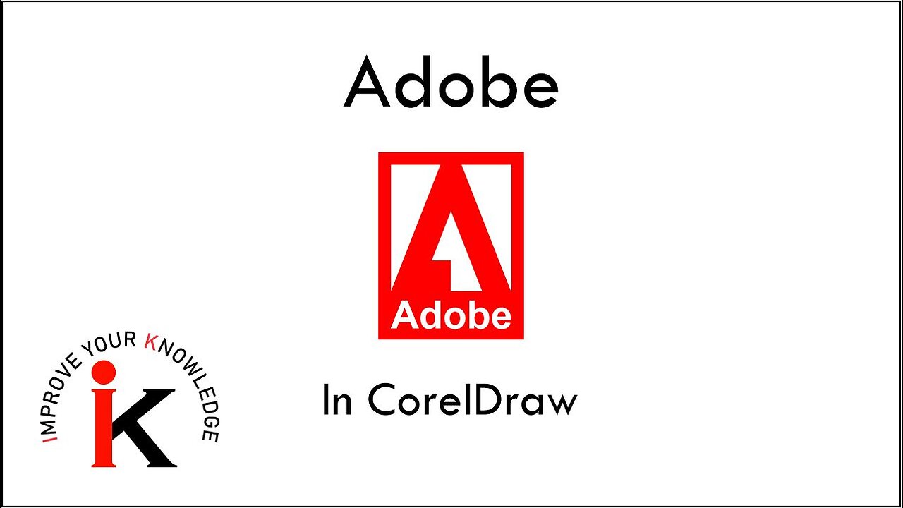 Coreldraw Tutorial Creating An Adobe Logo Coreldraw Tutorial