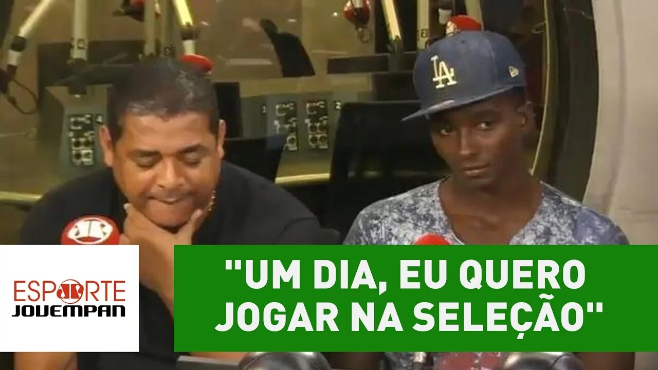 "Um dia, eu quero jogar na Seleção", diz zagueiro Heltton