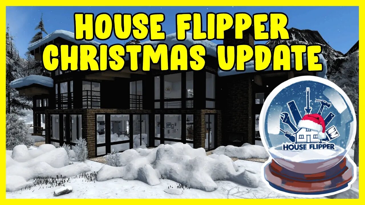 House Flipper | Winter House Speed Clean Up | Christmas Update 2021