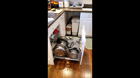 Kitchen pull out cabinets