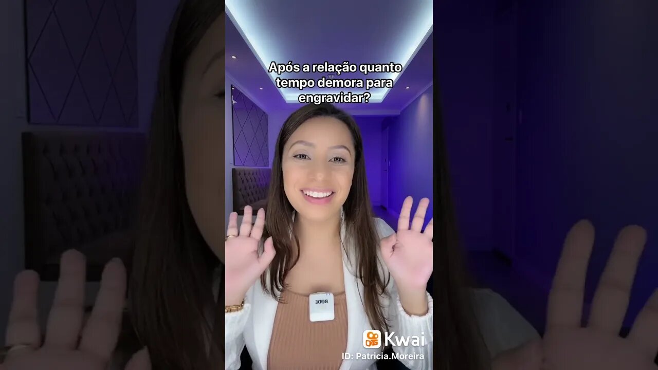 Após a relação quanto tempo demora para engravidar?