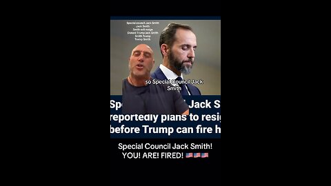 Special Council Jack Smith drops all charges on Donald J Trump