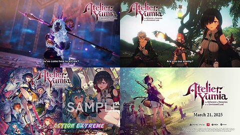 Atelier Yumia: The Alchemist of Memories & the Envisioned Land (Sneak Preview Trailer 3) [March 21st,2025 Release Date]