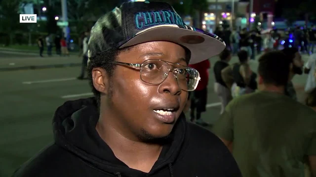 Some protesters looking to stay all night in wake of George Floyd's death