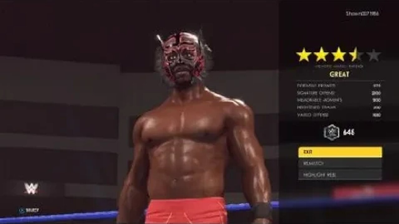 WWE 2K22: Nasir Vs. Tiger Mask (Legend Difficulty)