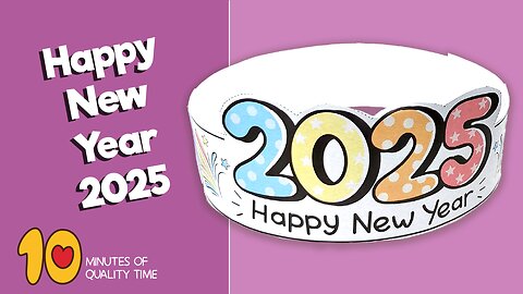 2025 Printable Headband Hat Craft