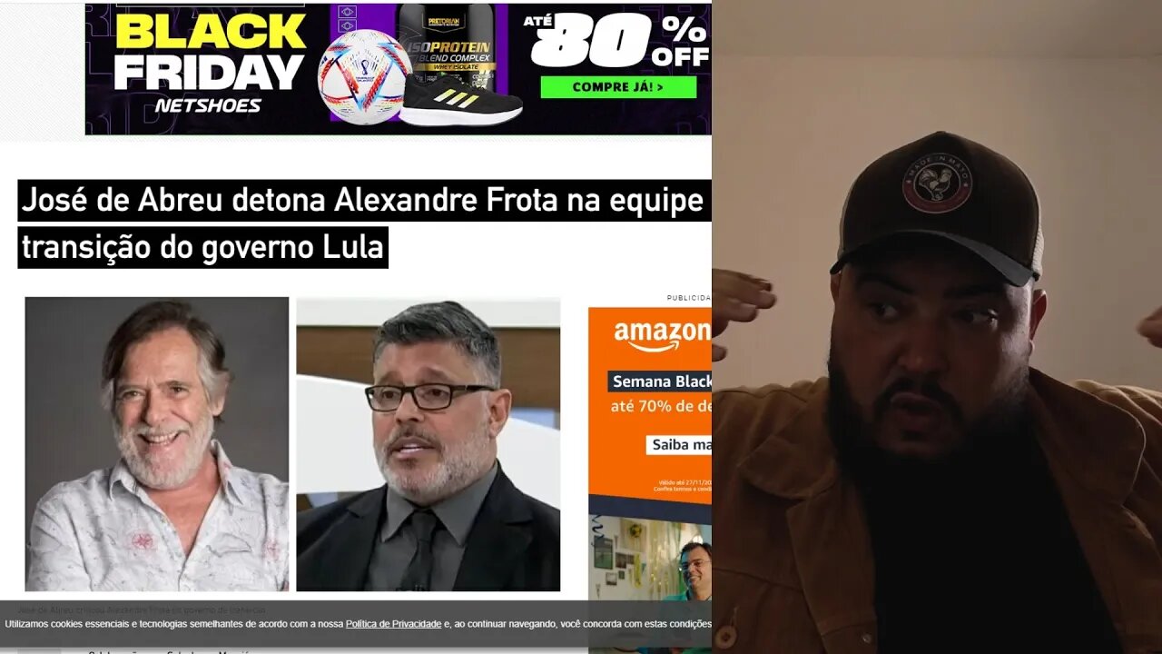 Alexandre Frota para transição do governo do Lula #cultura