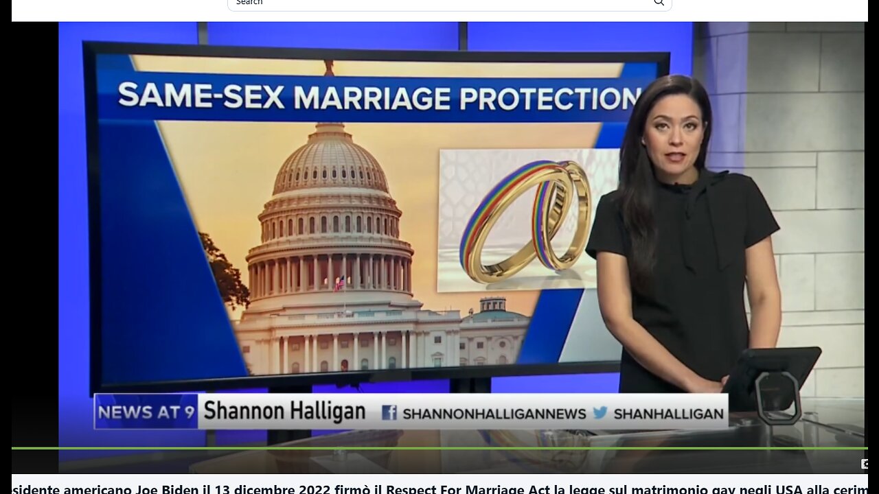 Quando il presidente americano PEDO JOE Biden il 13 dicembre 2022 firmò il RESPECT FOR MARRIAGE ACT la legge sui matrimoni LGBTQ negli USA alla cerimonia alla Casa Bianca a Washington D.C 🏳️🌈 proteggendo i matrimoni omosessuali DOCUMENTARIO