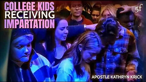 College Kids Receiving Impartation
