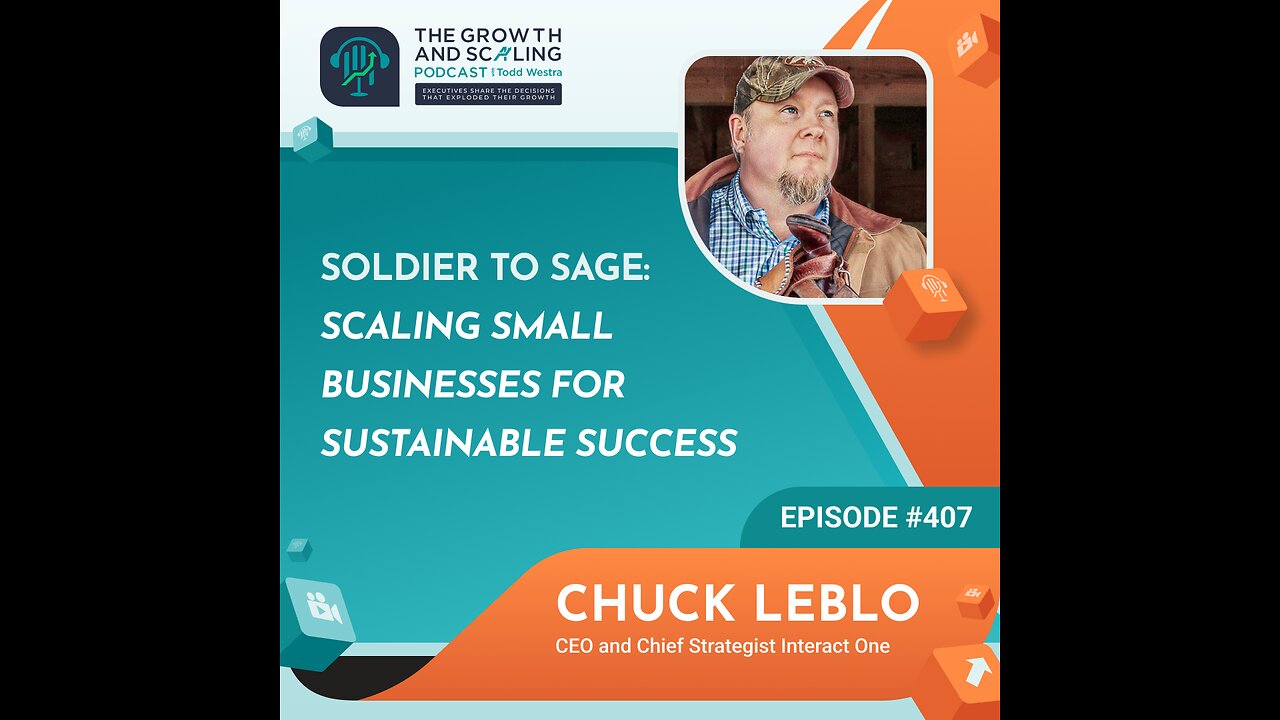 Ep#407 Chuck Leblo: Soldier to Sage: Scaling Small Businesses for Sustainable Success